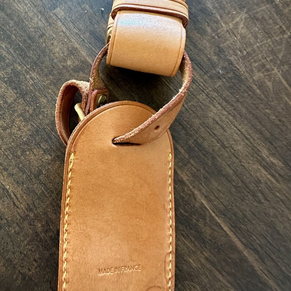 Louis Vuitton luggage tag